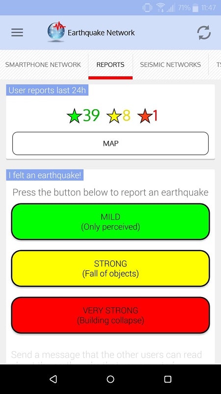 Earthquake Network Pro mod free