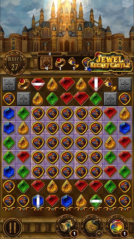 Jewel Secret Castle Match 3 mod apk