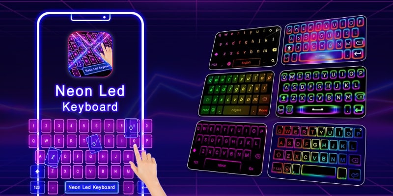 Download Neon LED Keyboard MOD APK  (Premium unlocked)