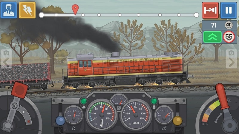 Train Simulator 2D Railroad Game mod apk