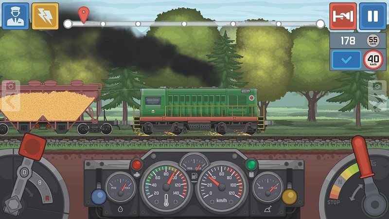 Train Simulator 2D Railroad Game mod free