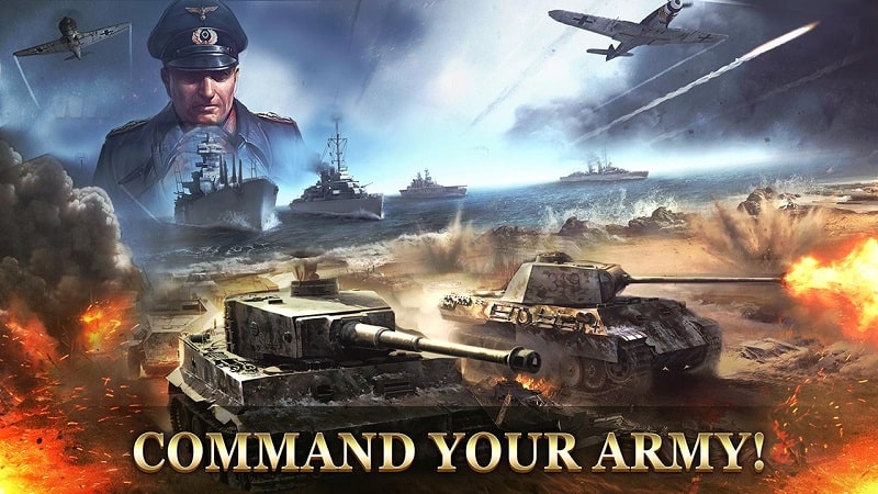 WW2 War Strategy Commander Conquer Frontline mod