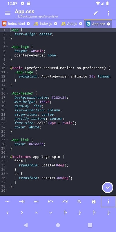 Acode powerful code editor mod