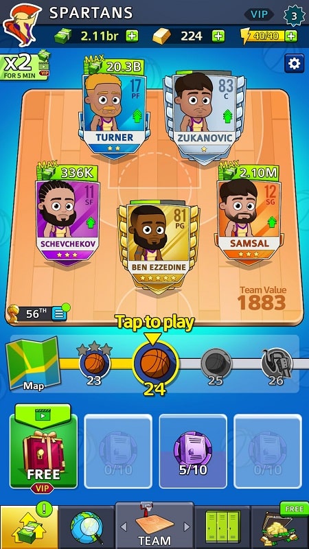 Idle Five Basketball Tycoon mod
