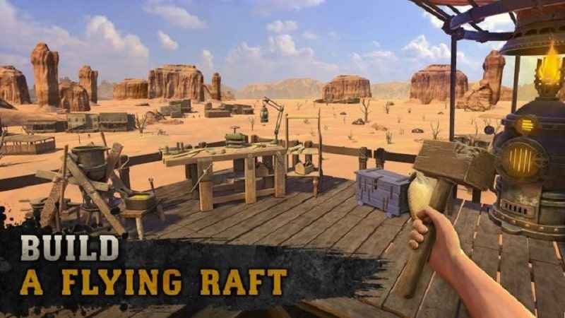 Raft Survival Desert Nomad mod free