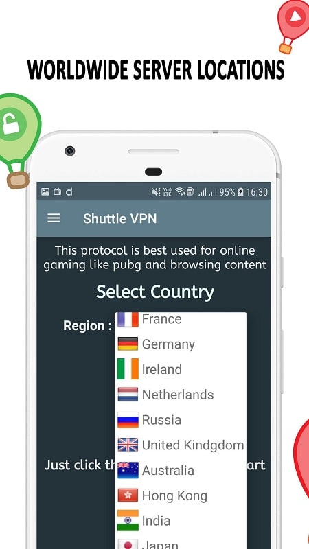 Shuttle VPN mod