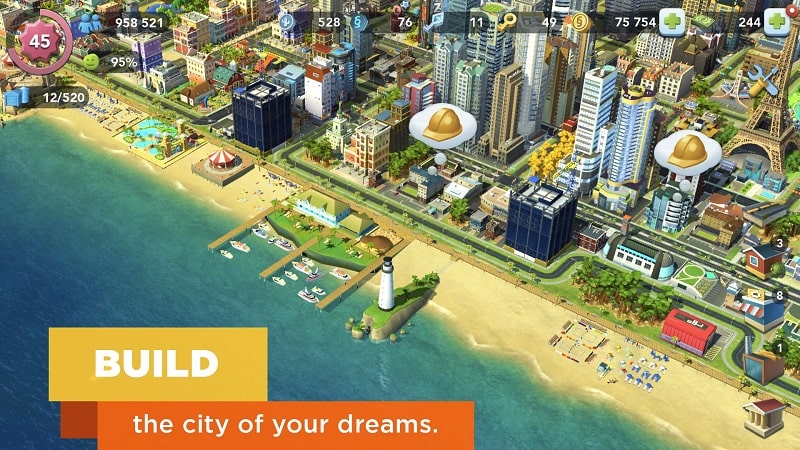 SimCity BuildIt mod free