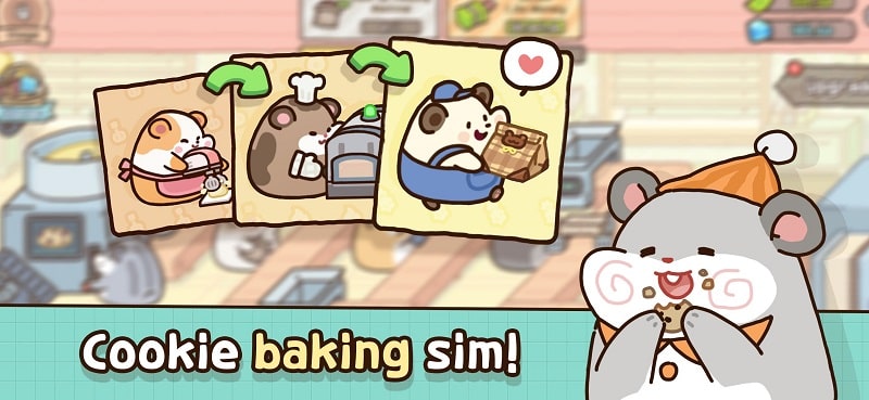 Hamster cookie Factory mod apk free