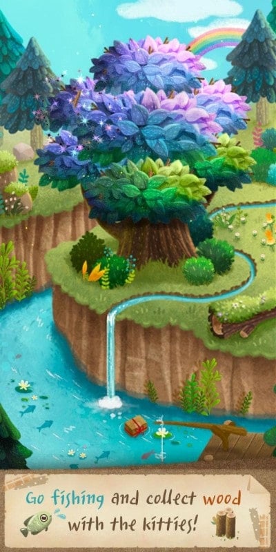 Hack Secret Cat Forest MOD APK (Unlimited wood) 1.9.50 miễn phí Secret-Cat-Forest-apk-mod