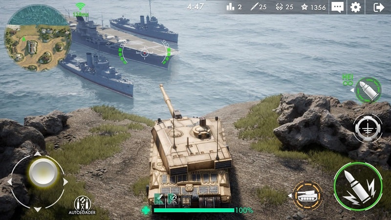 Tank Warfare PvP Blitz Game mod apk