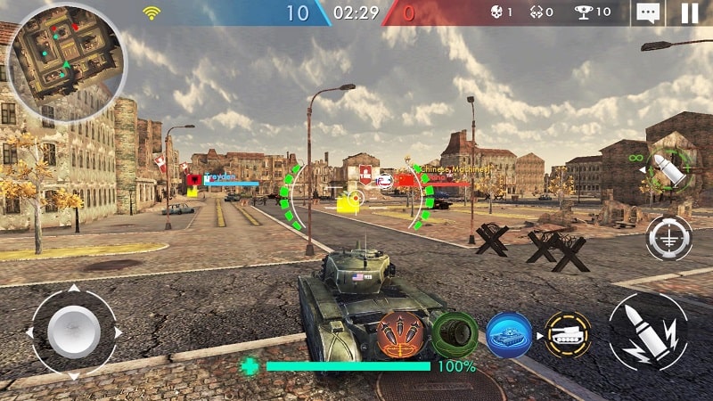 Tank Warfare PvP Blitz Game mod
