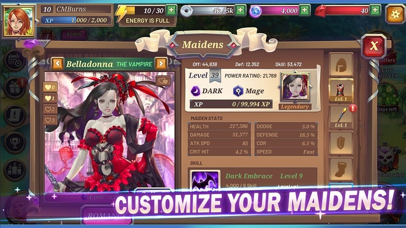 Crystal Maidens mod android