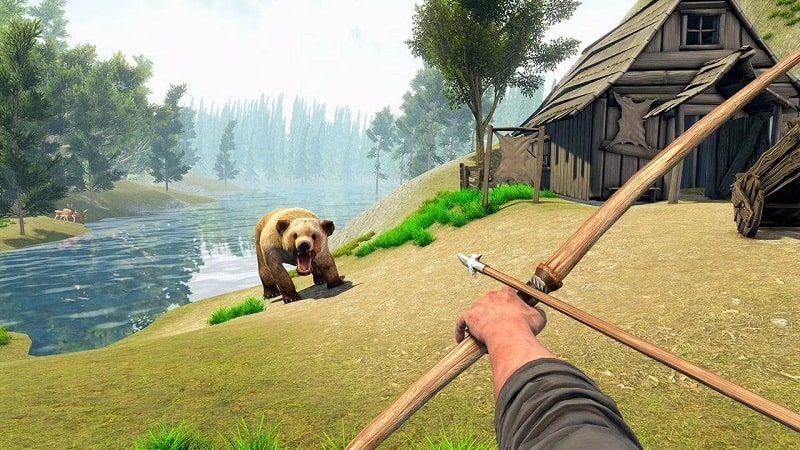 Woodcraft Island Survival Game mod apk