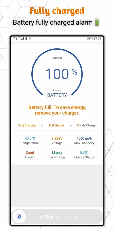 Battery 100 Alarm mod apk free