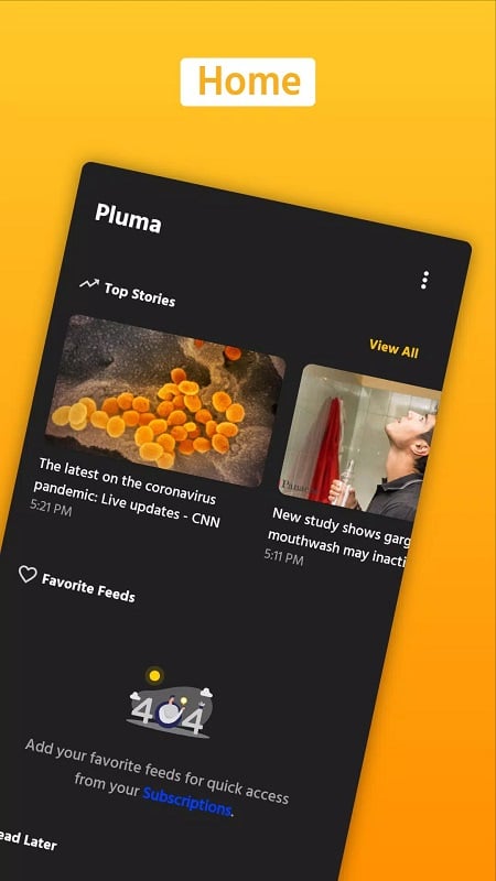 Pluma RSS Reader mod