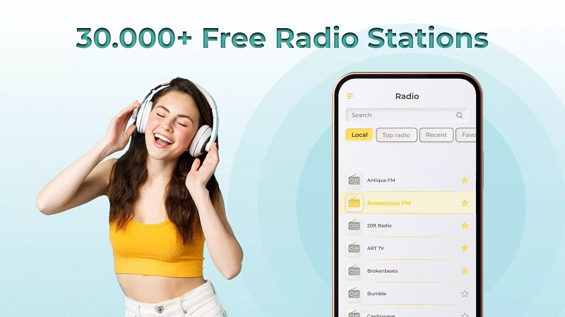 Tải Radio FM AM Live Radio Station MOD APK  (Mở khóa Premium)