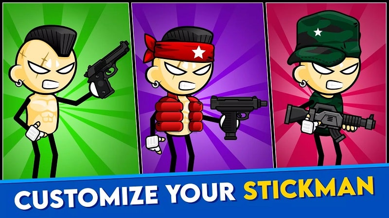 Stickman and Gun Zombie War apk free