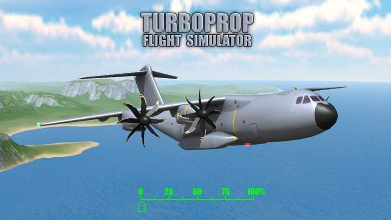 TURBOPROP FLIGHT SIMULATOR. MOD APK 1.30 - INFINITE MONEY 
