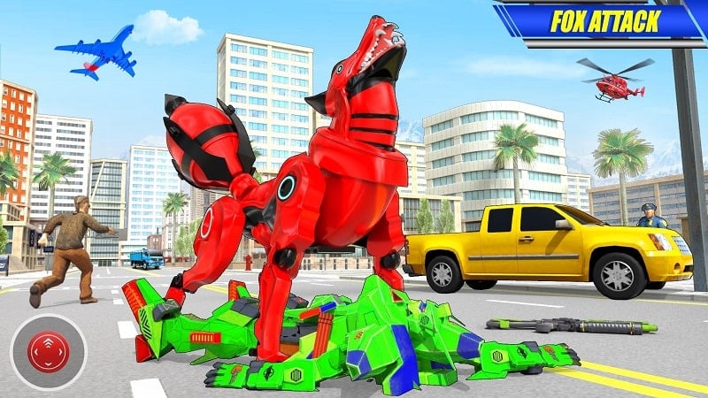 Fox Robot Transform Bike Game apk