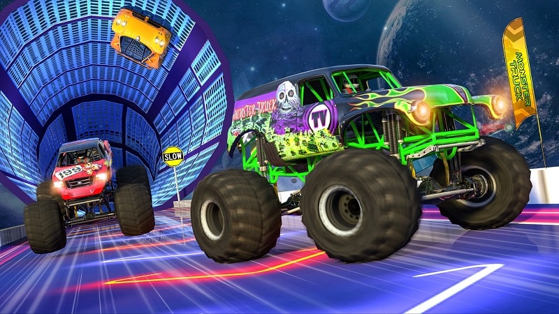 Monster Truck Race Car Game 3d mod free