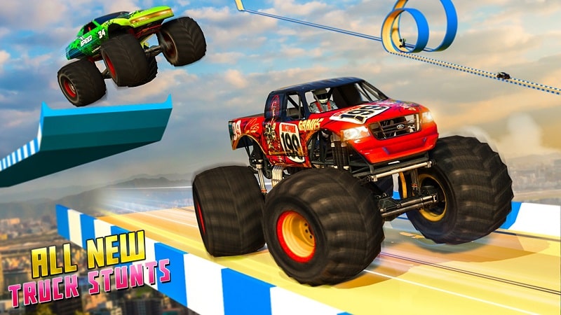 Monster Truck Race Car Game 3d mod