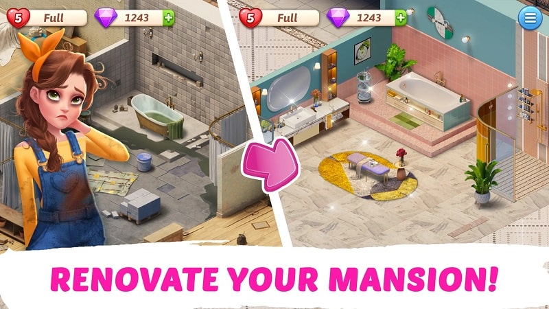 My Story Mansion Makeover mod