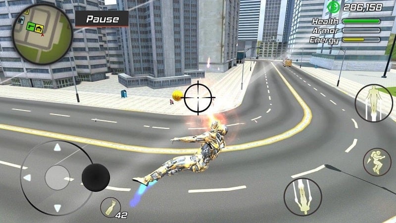 Super Crime Iron Hero Robot mod apk