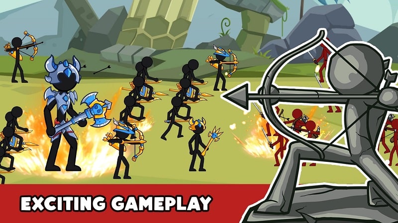Stickman War: Stick Fight Army MOD gems/coins 1.10.6 APK download free for  android