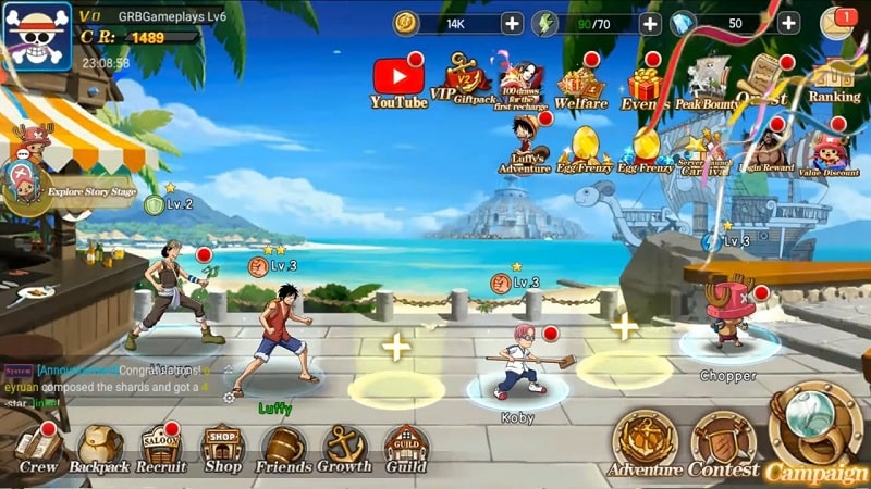 One Piece Fighting Path Mod APK (Unlimited Money) Android Game