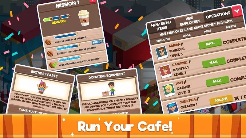 Idle Coffee Shop Tycoon mod
