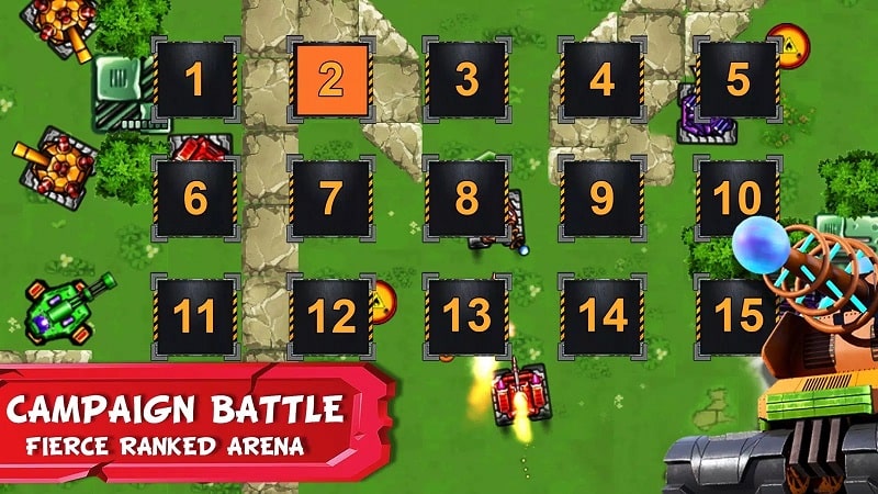 Tank Battles 2D mod apk