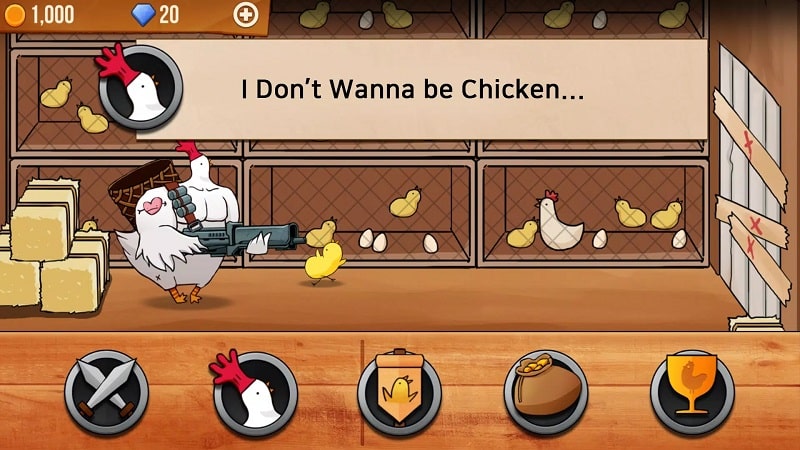 Chicken VS Man android