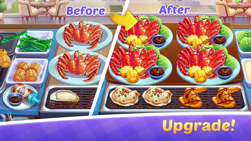 Cooking Train Food Games mod android free