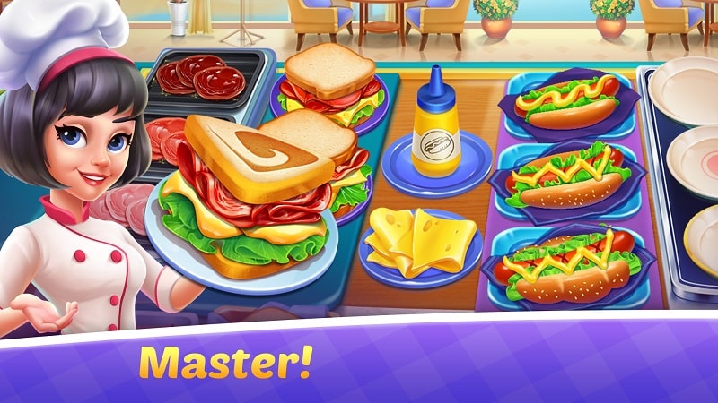 Cooking Train Food Games mod apk free