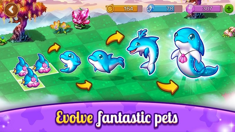 Fantastic Pets Merge Evolve mod free
