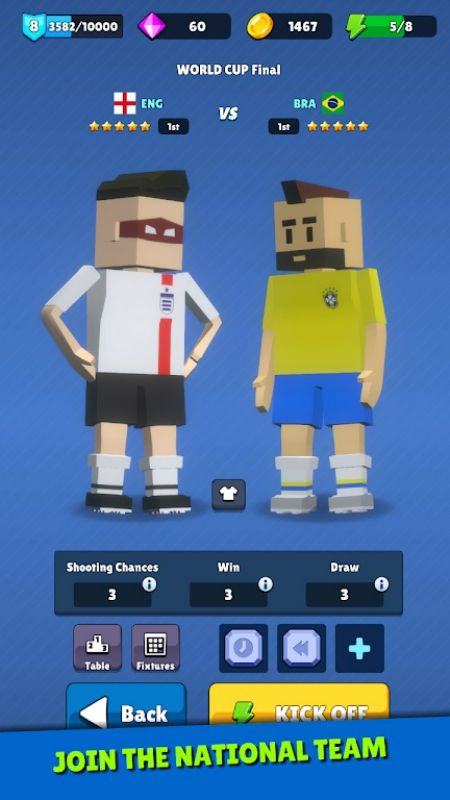 Mini Soccer Star Mod Apk Version 1.03 [Unlimited Money] [Unlimited Gem] [Mod  Menu] Unlock All items 