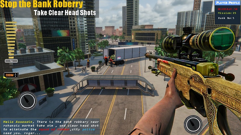 Modern Sniper 3d Assassin mod