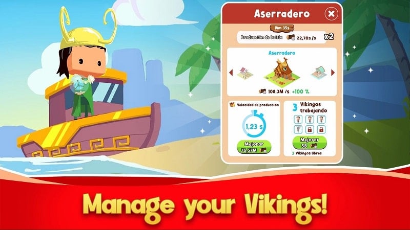 Idle Vikings Tycoon Valhalla mod apk 