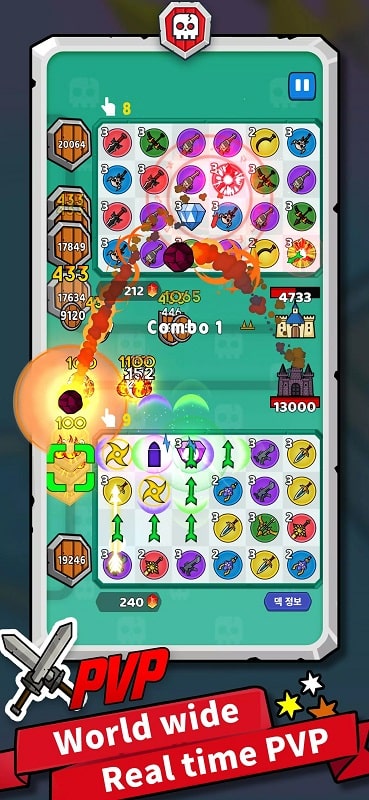 Match War Puzzle Defense android