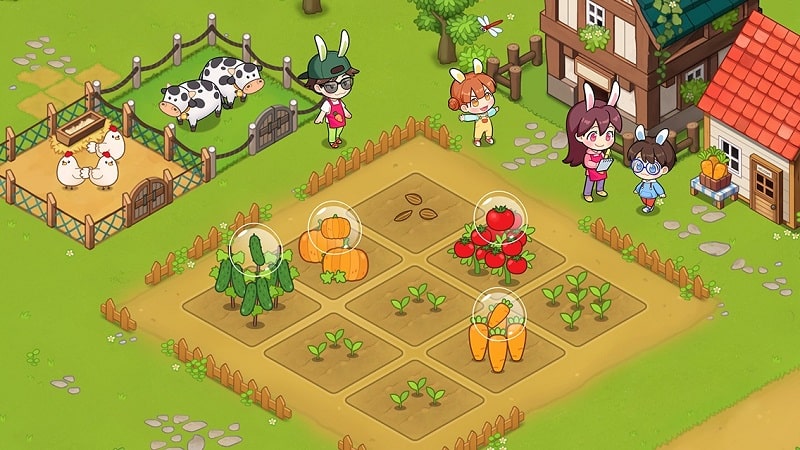 Rabbit Familys Carrot Farm android