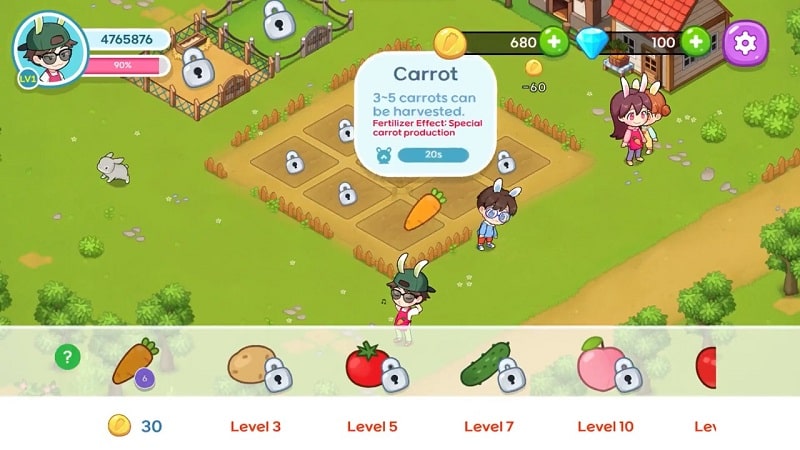 Rabbit Familys Carrot Farm mod apk