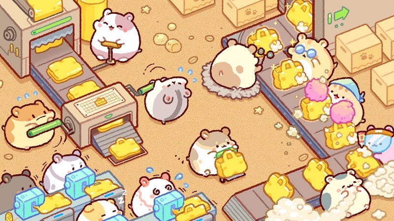 Hamster Bag Factory Tycoon mod apk