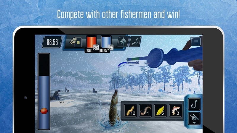 Ice fishing simulator mod apk