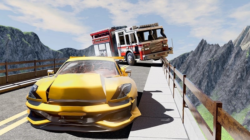 Mega Car Crash Simulator mod apk