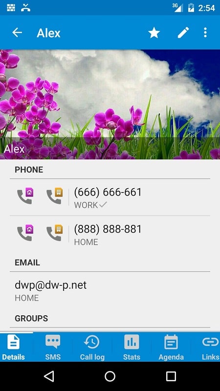 DW Contacts Phone SMS mod androdi 