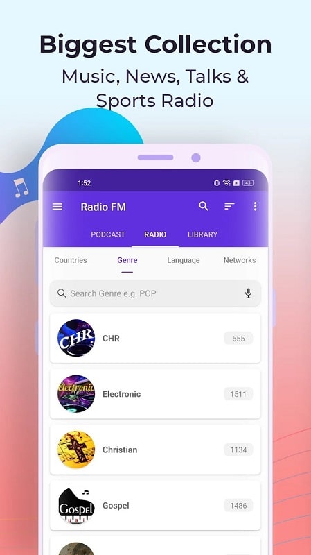 Radio FM mod android 