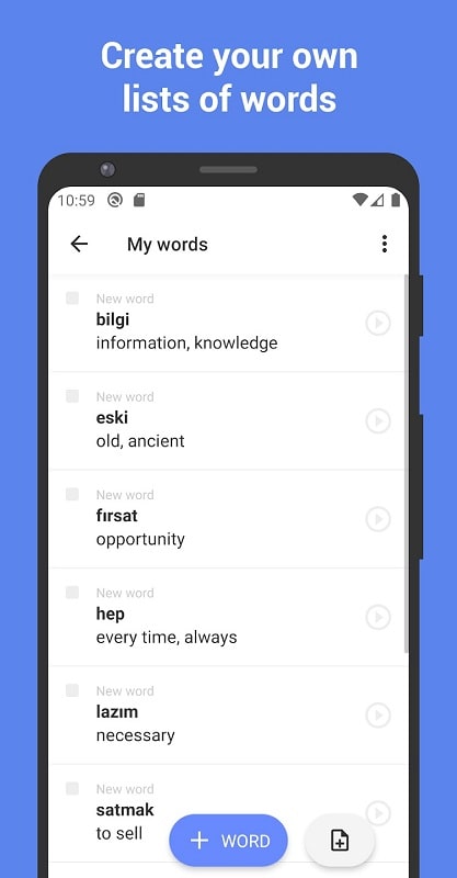 Reword mod android 