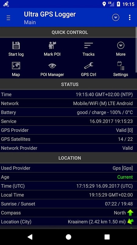 Ultra GPS Logger mod 