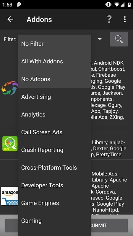 Addons Detector mod android 