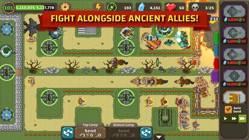 Ancient Allies Tower Defense mod free